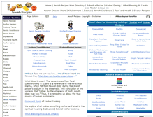 Tablet Screenshot of jewishrecipes.org